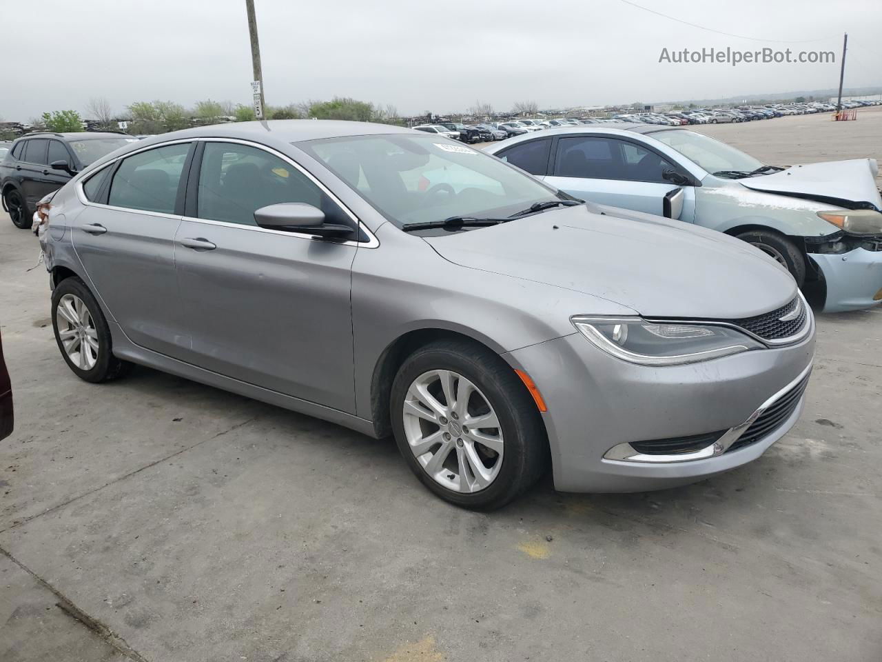 2016 Chrysler 200 Limited Silver vin: 1C3CCCAB1GN131963