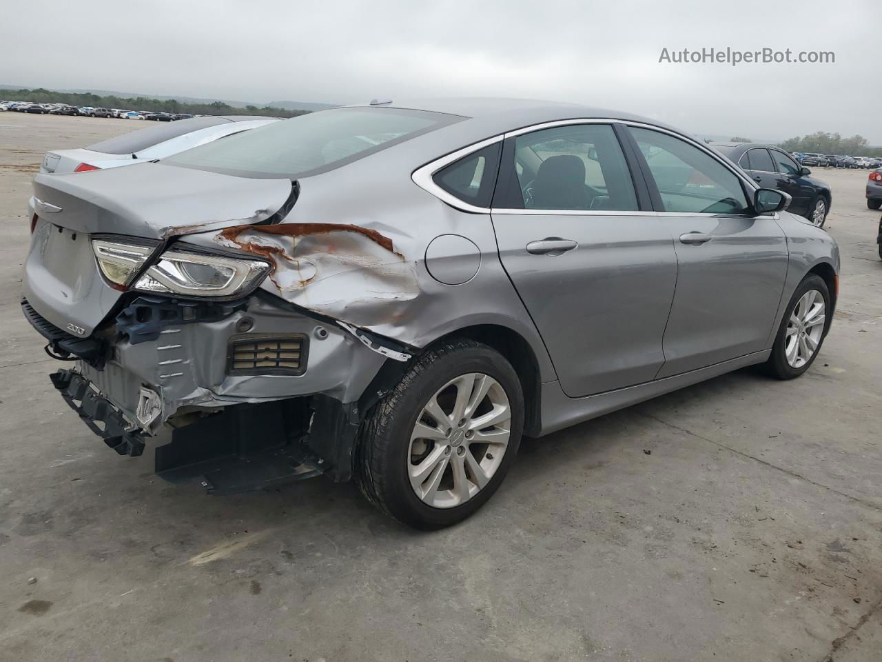 2016 Chrysler 200 Limited Silver vin: 1C3CCCAB1GN131963