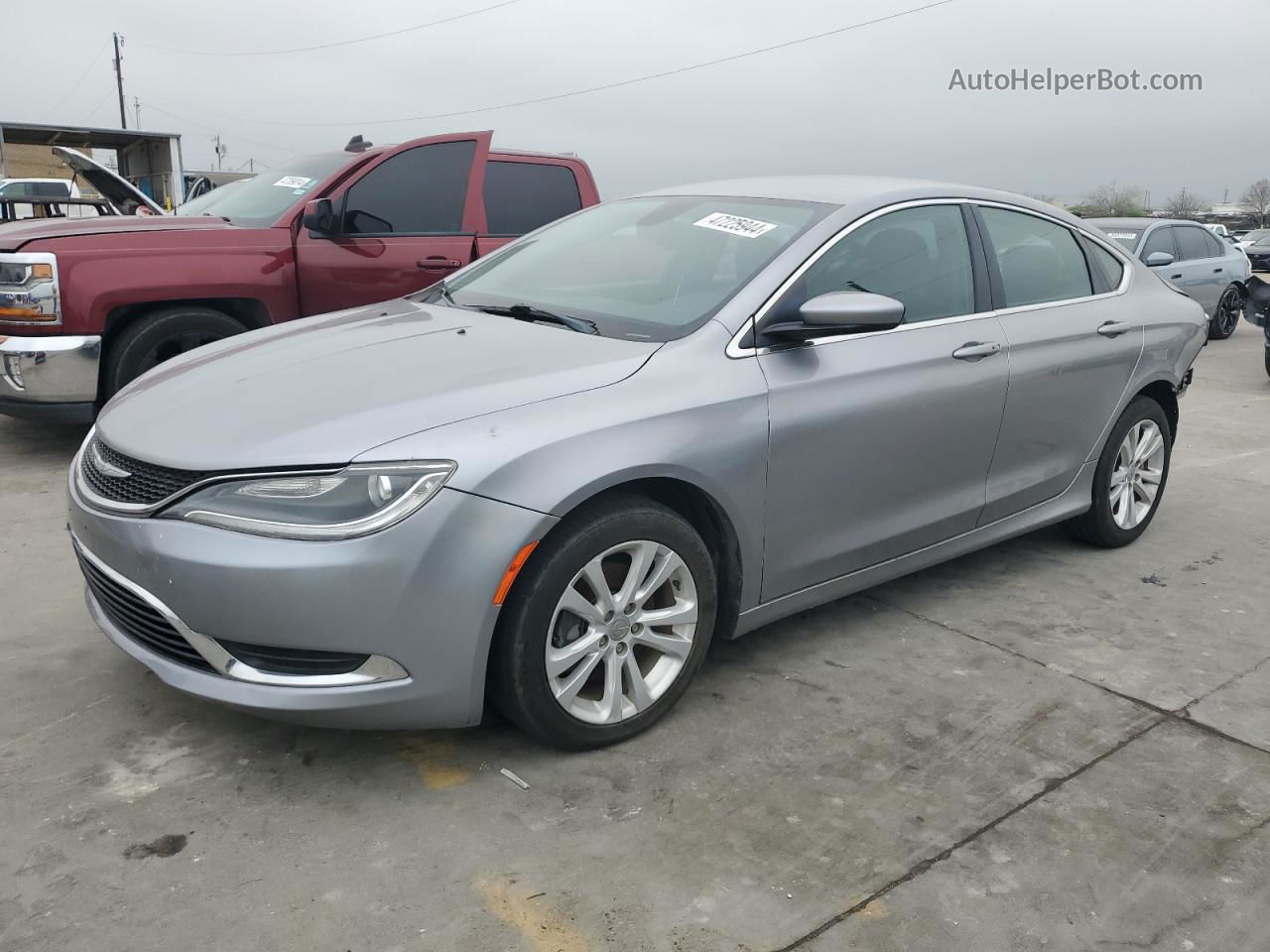 2016 Chrysler 200 Limited Silver vin: 1C3CCCAB1GN131963