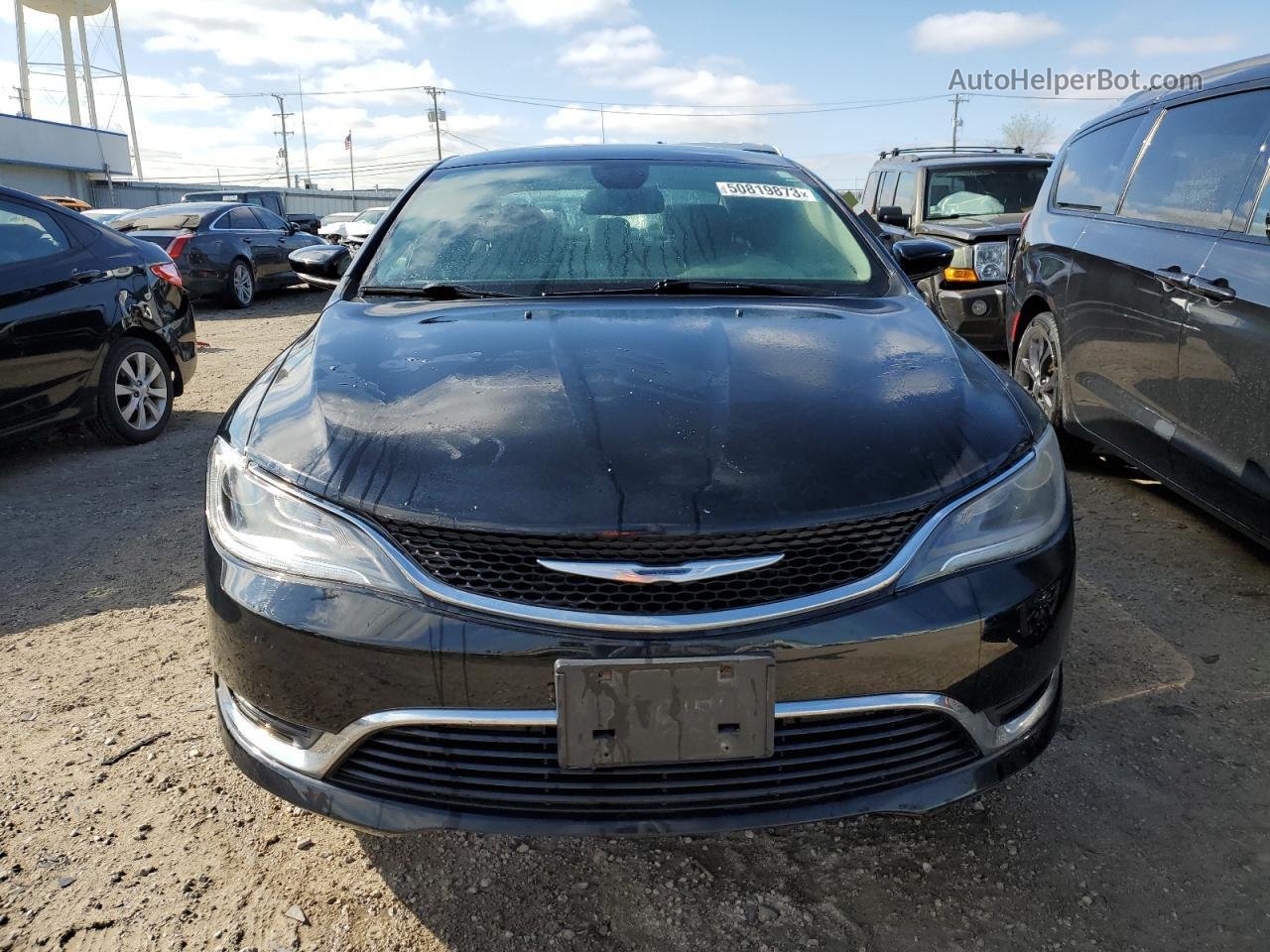 2016 Chrysler 200 Limited Black vin: 1C3CCCAB1GN142266