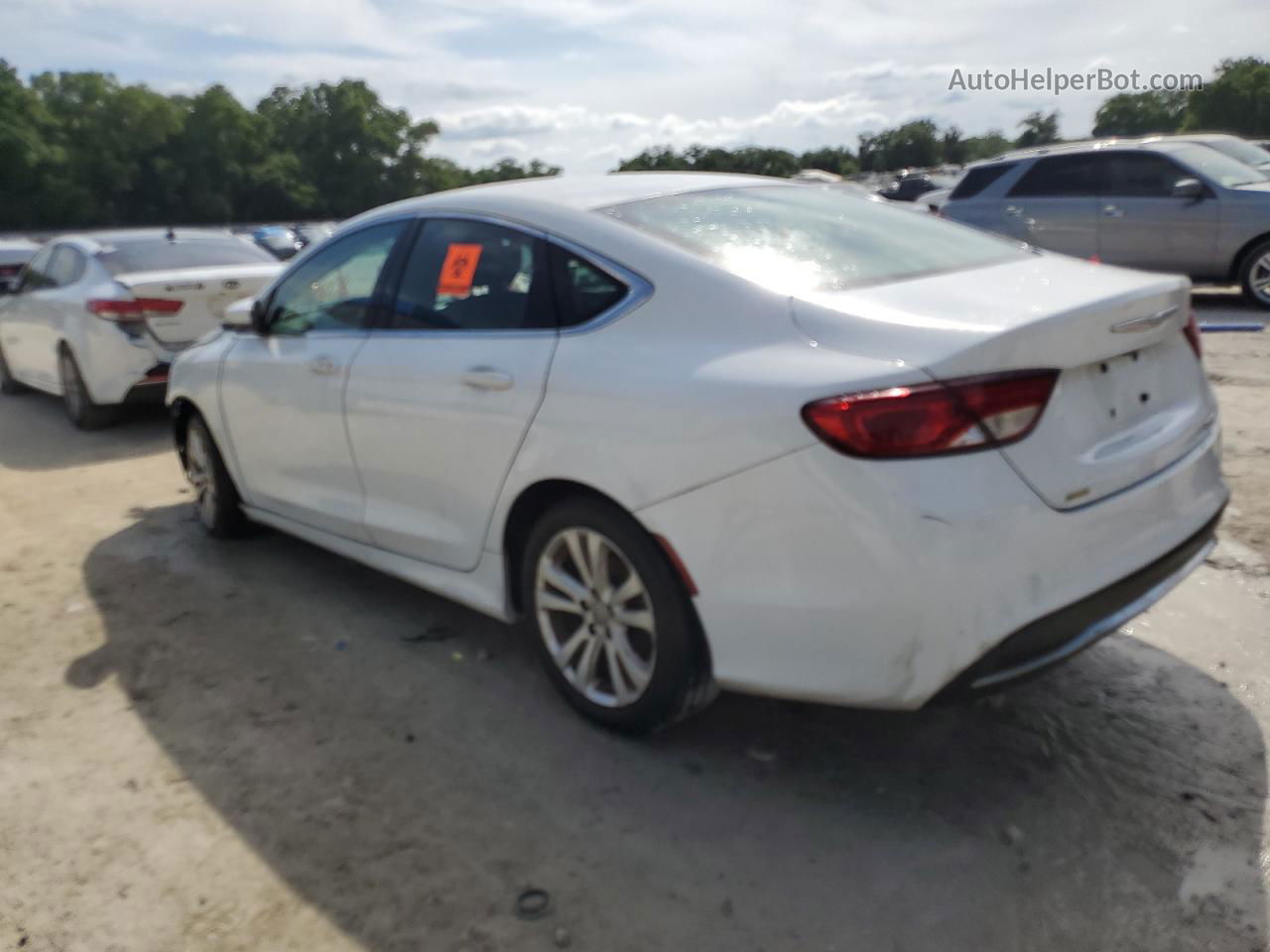 2016 Chrysler 200 Limited Белый vin: 1C3CCCAB1GN148648