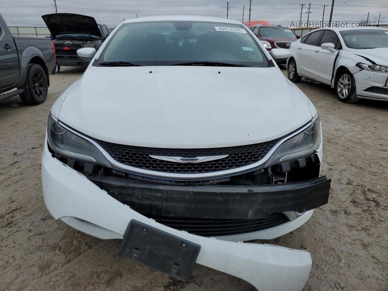 2016 Chrysler 200 Limited Белый vin: 1C3CCCAB1GN151226