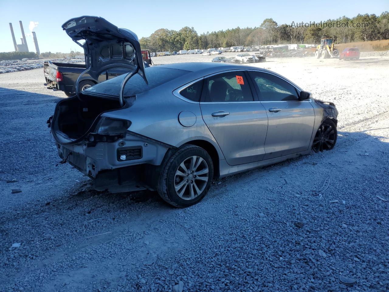 2016 Chrysler 200 Limited Gray vin: 1C3CCCAB1GN156927