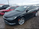 2016 Chrysler 200 Limited Black vin: 1C3CCCAB1GN159665