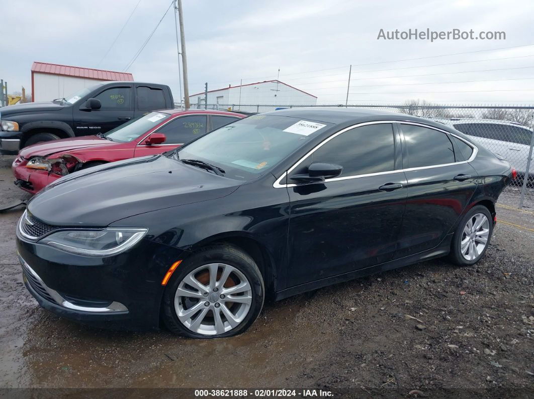 2016 Chrysler 200 Limited Black vin: 1C3CCCAB1GN159665