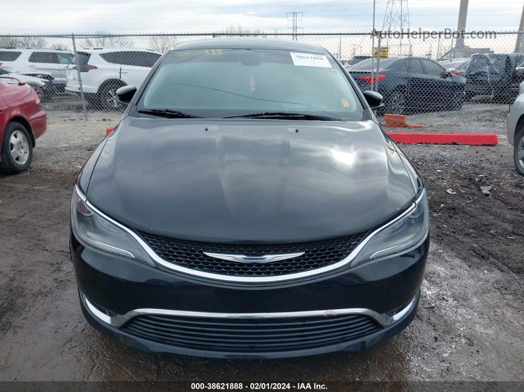 2016 Chrysler 200 Limited Black vin: 1C3CCCAB1GN159665