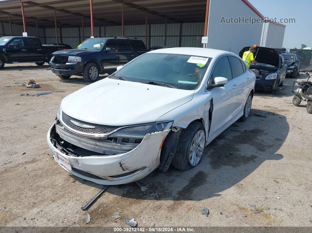 2016 Chrysler 200 Limited White vin: 1C3CCCAB1GN165403