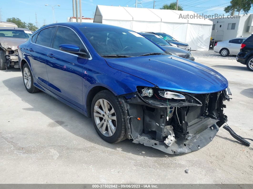 2016 Chrysler 200 Limited Blue vin: 1C3CCCAB1GN182542