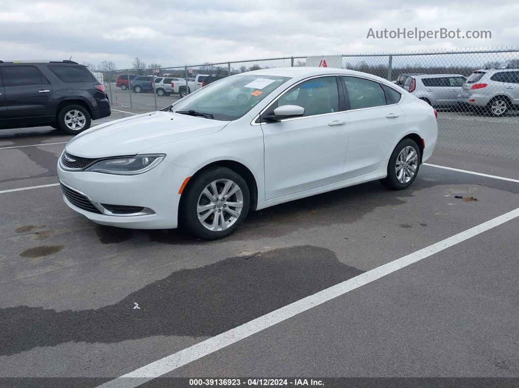 2017 Chrysler 200 Limited Platinum Белый vin: 1C3CCCAB1HN500273