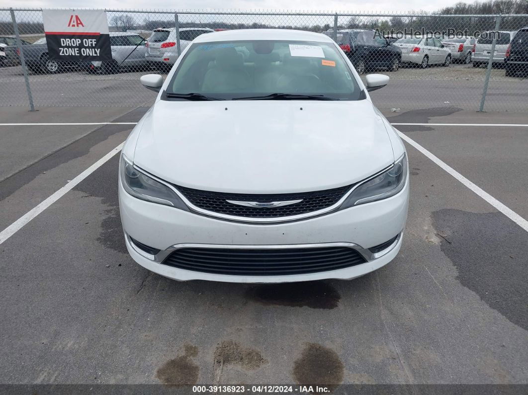 2017 Chrysler 200 Limited Platinum Белый vin: 1C3CCCAB1HN500273