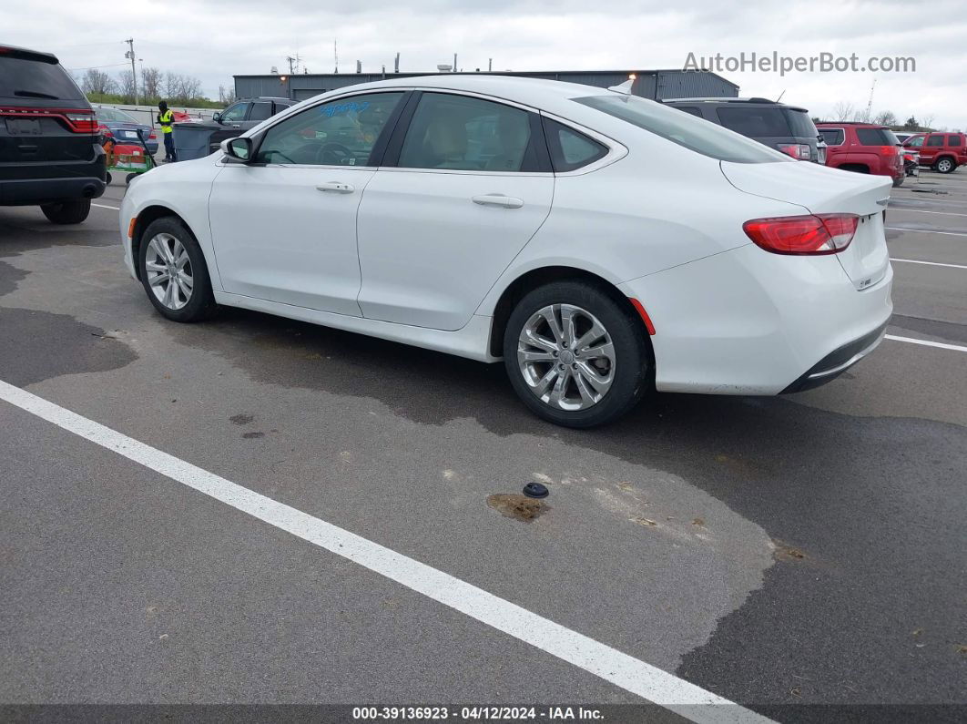 2017 Chrysler 200 Limited Platinum Белый vin: 1C3CCCAB1HN500273