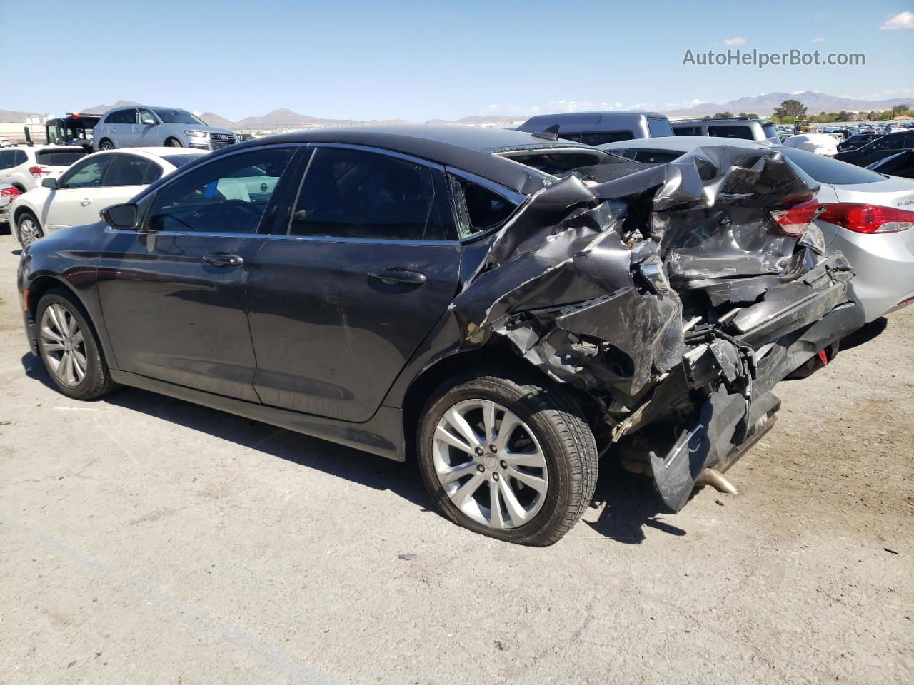 2017 Chrysler 200 Limited Gray vin: 1C3CCCAB1HN501763