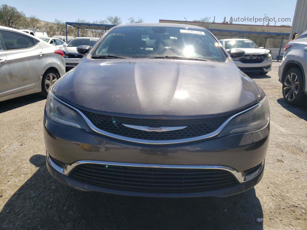 2017 Chrysler 200 Limited Gray vin: 1C3CCCAB1HN501763