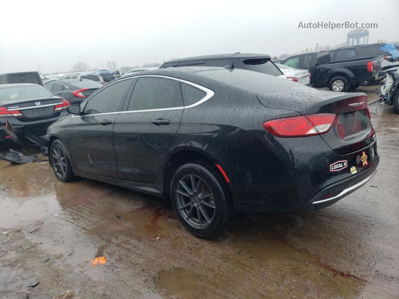 2017 Chrysler 200 Limited Charcoal vin: 1C3CCCAB1HN502217