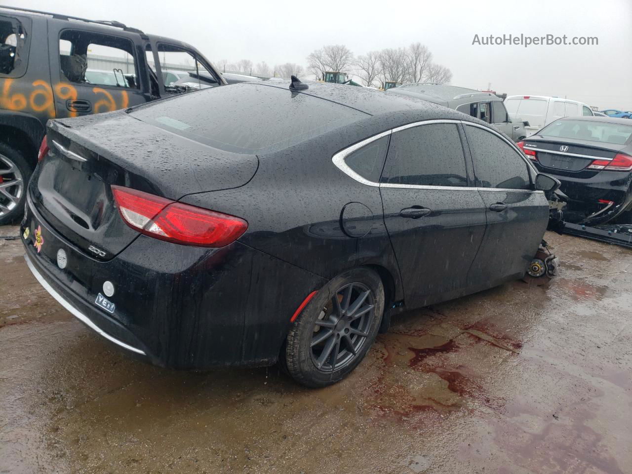 2017 Chrysler 200 Limited Charcoal vin: 1C3CCCAB1HN502217