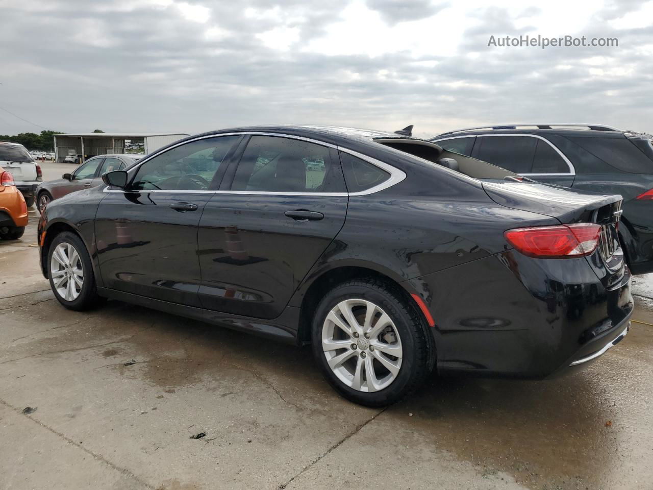 2017 Chrysler 200 Limited Black vin: 1C3CCCAB1HN505036