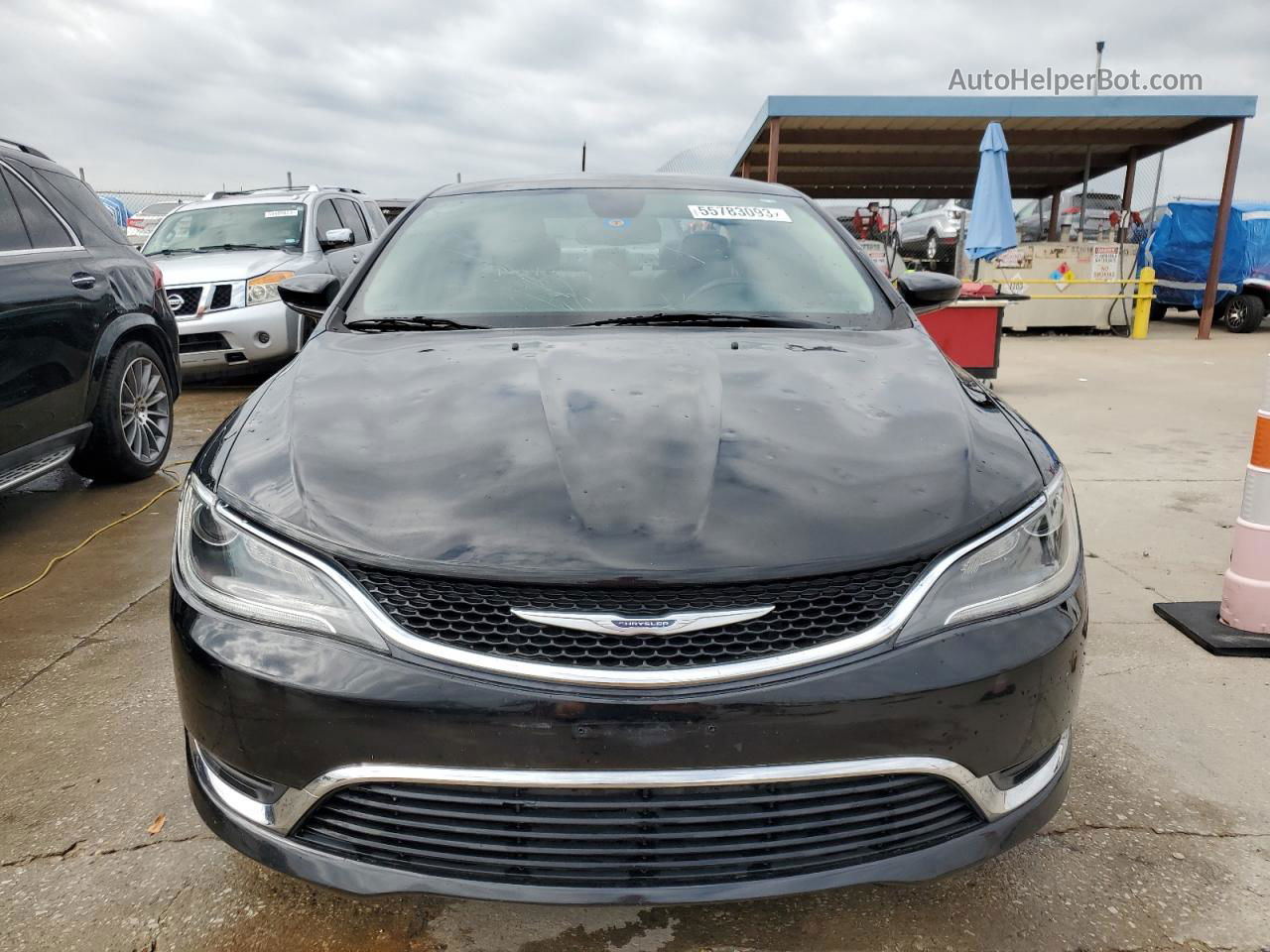 2017 Chrysler 200 Limited Black vin: 1C3CCCAB1HN505036