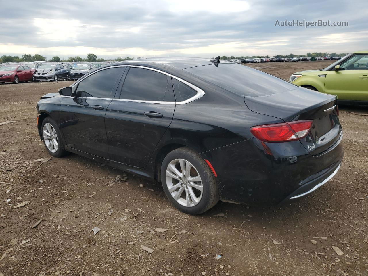 2017 Chrysler 200 Limited Black vin: 1C3CCCAB1HN511080