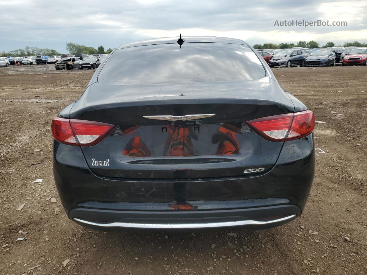 2017 Chrysler 200 Limited Черный vin: 1C3CCCAB1HN511080