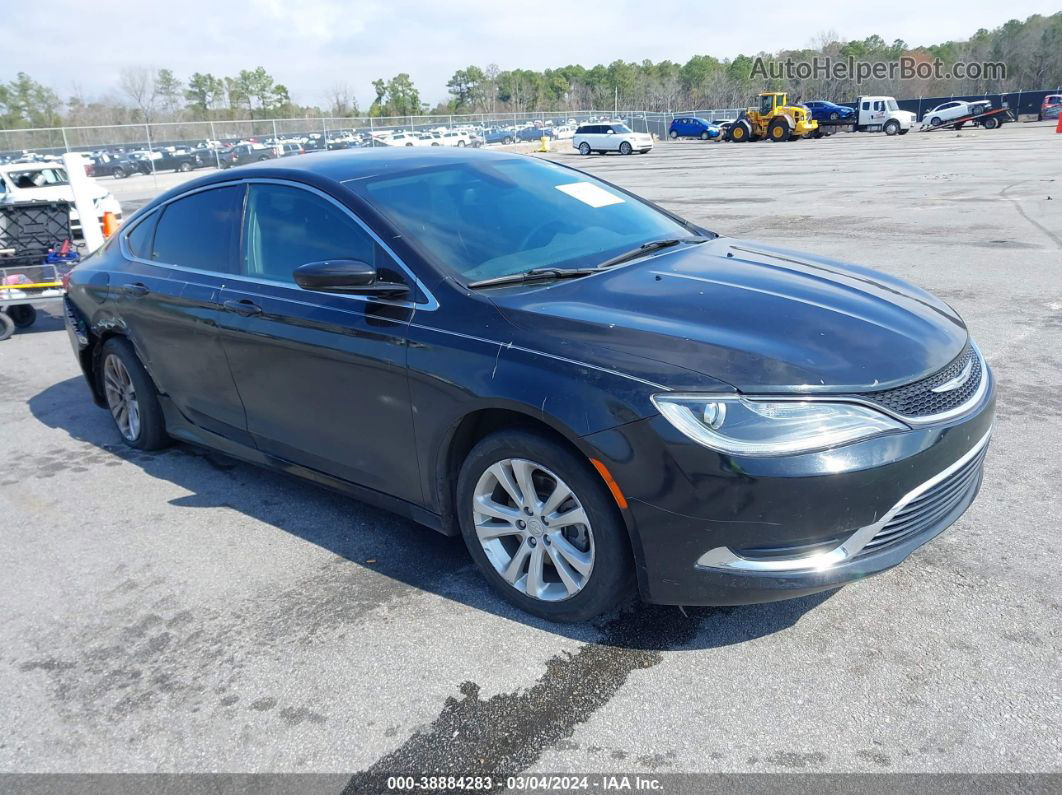 2017 Chrysler 200 Limited Platinum Черный vin: 1C3CCCAB1HN511788