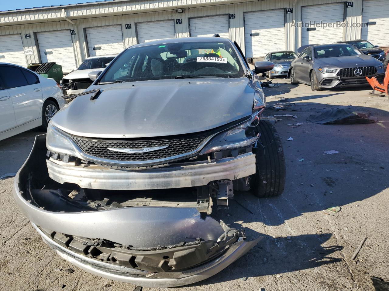 2017 Chrysler 200 Limited Silver vin: 1C3CCCAB1HN512343