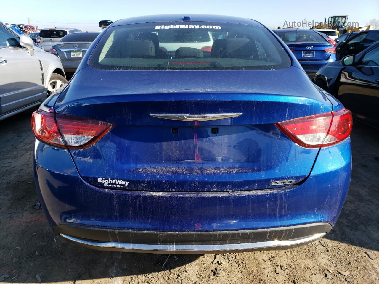 2015 Chrysler 200 Limited Blue vin: 1C3CCCAB2FN507861