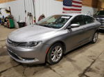 2015 Chrysler 200 Limited Silver vin: 1C3CCCAB2FN575707