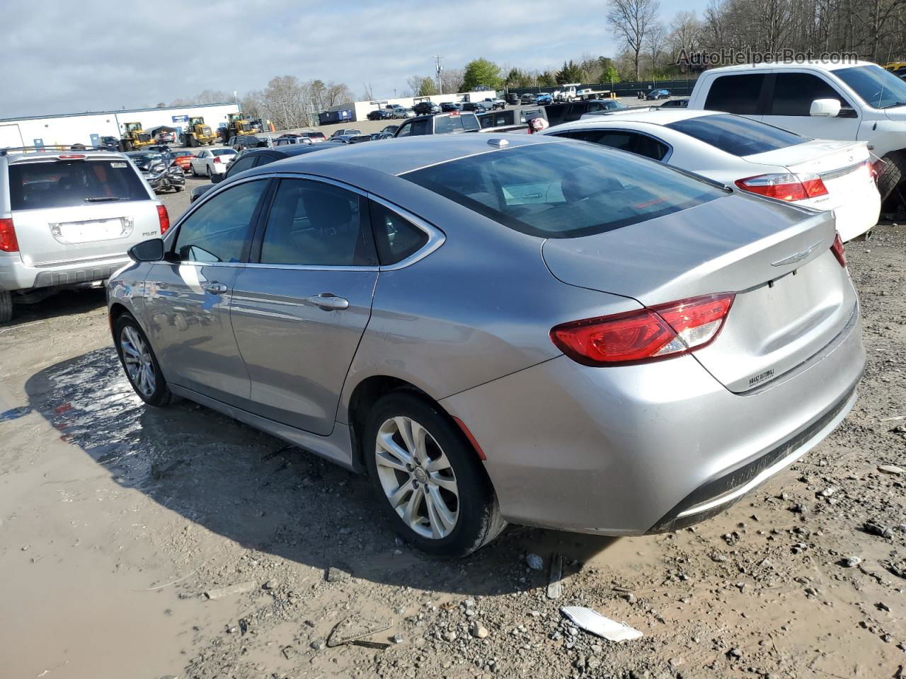 2015 Chrysler 200 Limited Silver vin: 1C3CCCAB2FN616322