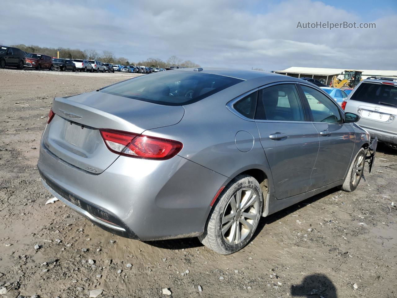 2015 Chrysler 200 Limited Silver vin: 1C3CCCAB2FN616322