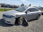 2015 Chrysler 200 Limited Silver vin: 1C3CCCAB2FN625036