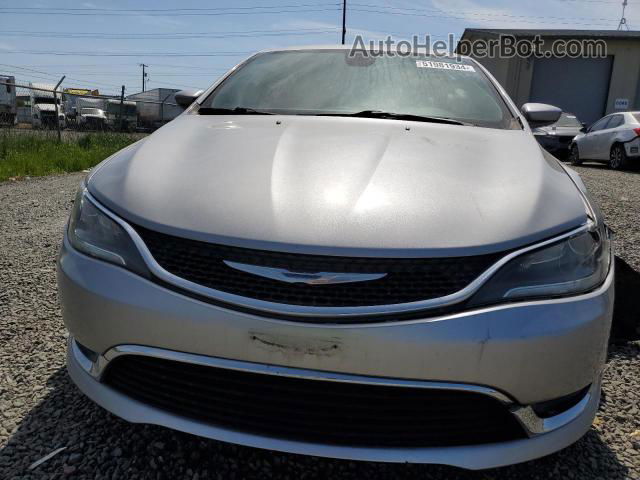 2015 Chrysler 200 Limited Silver vin: 1C3CCCAB2FN625036