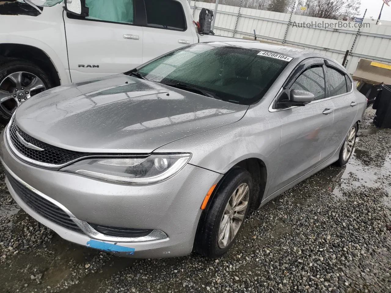 2015 Chrysler 200 Limited Серебряный vin: 1C3CCCAB2FN631130