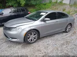 2015 Chrysler 200 Limited Silver vin: 1C3CCCAB2FN644931