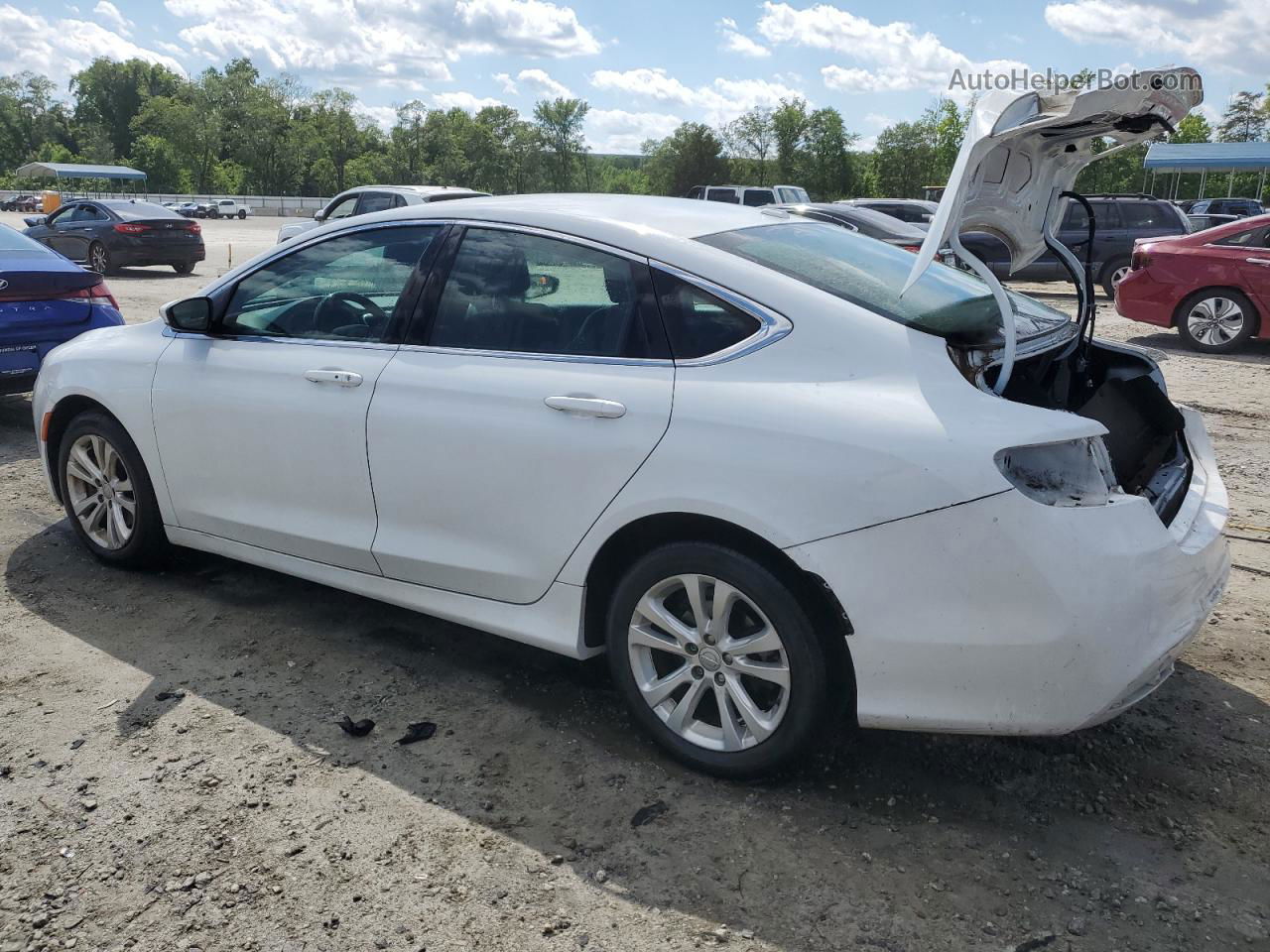 2015 Chrysler 200 Limited Белый vin: 1C3CCCAB2FN664323