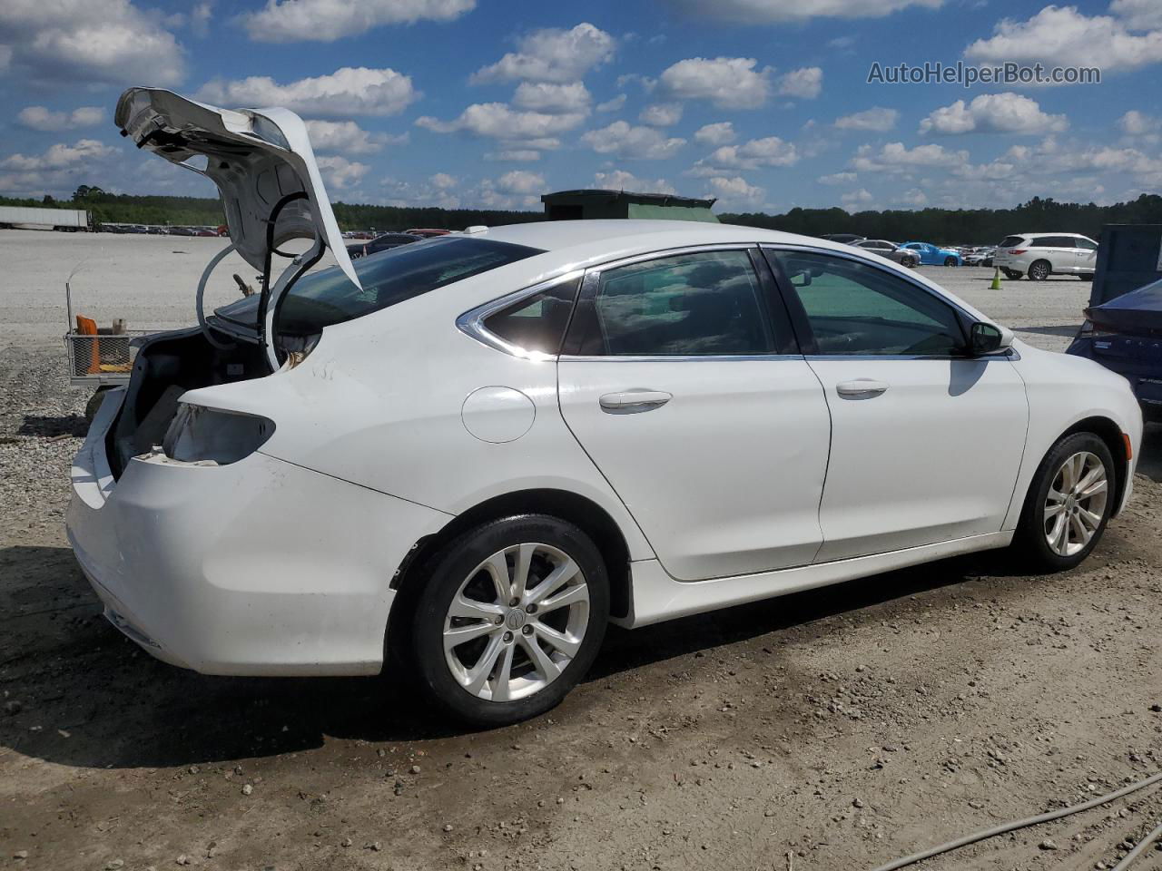 2015 Chrysler 200 Limited Белый vin: 1C3CCCAB2FN664323