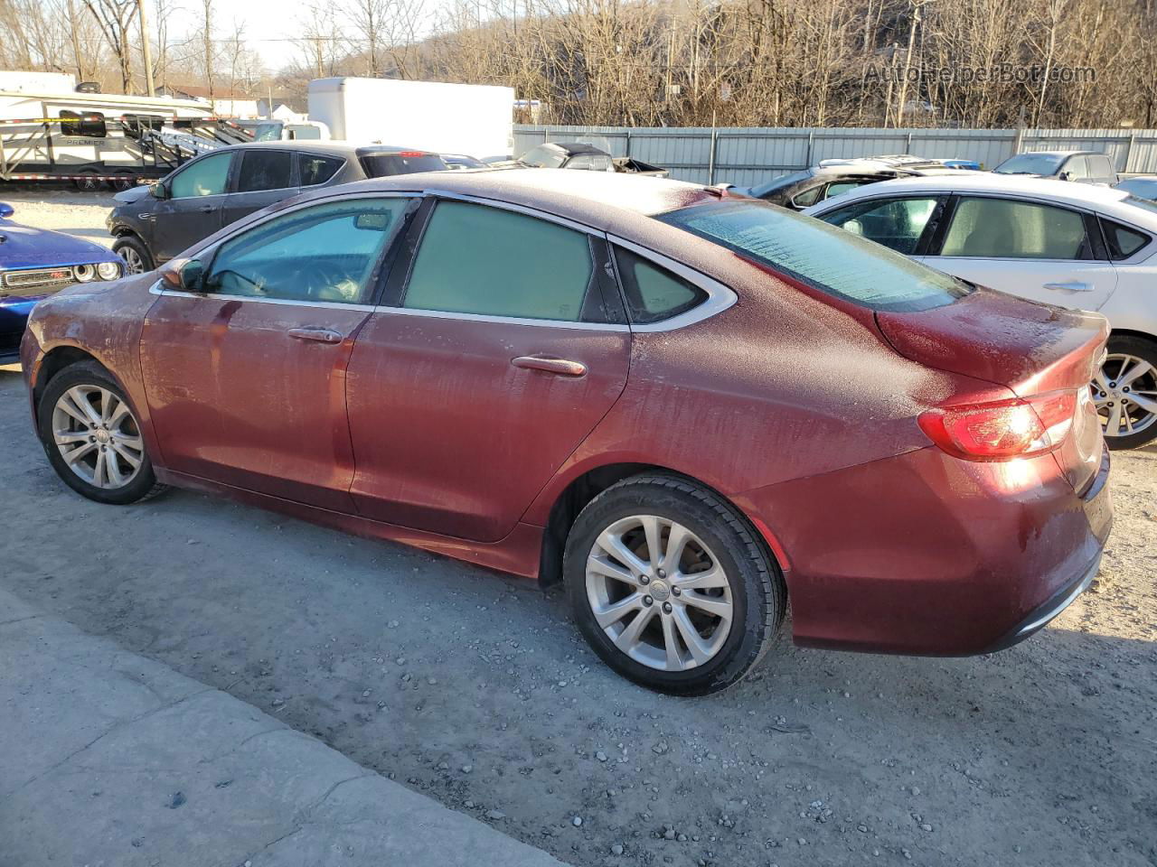 2015 Chrysler 200 Limited Red vin: 1C3CCCAB2FN707574