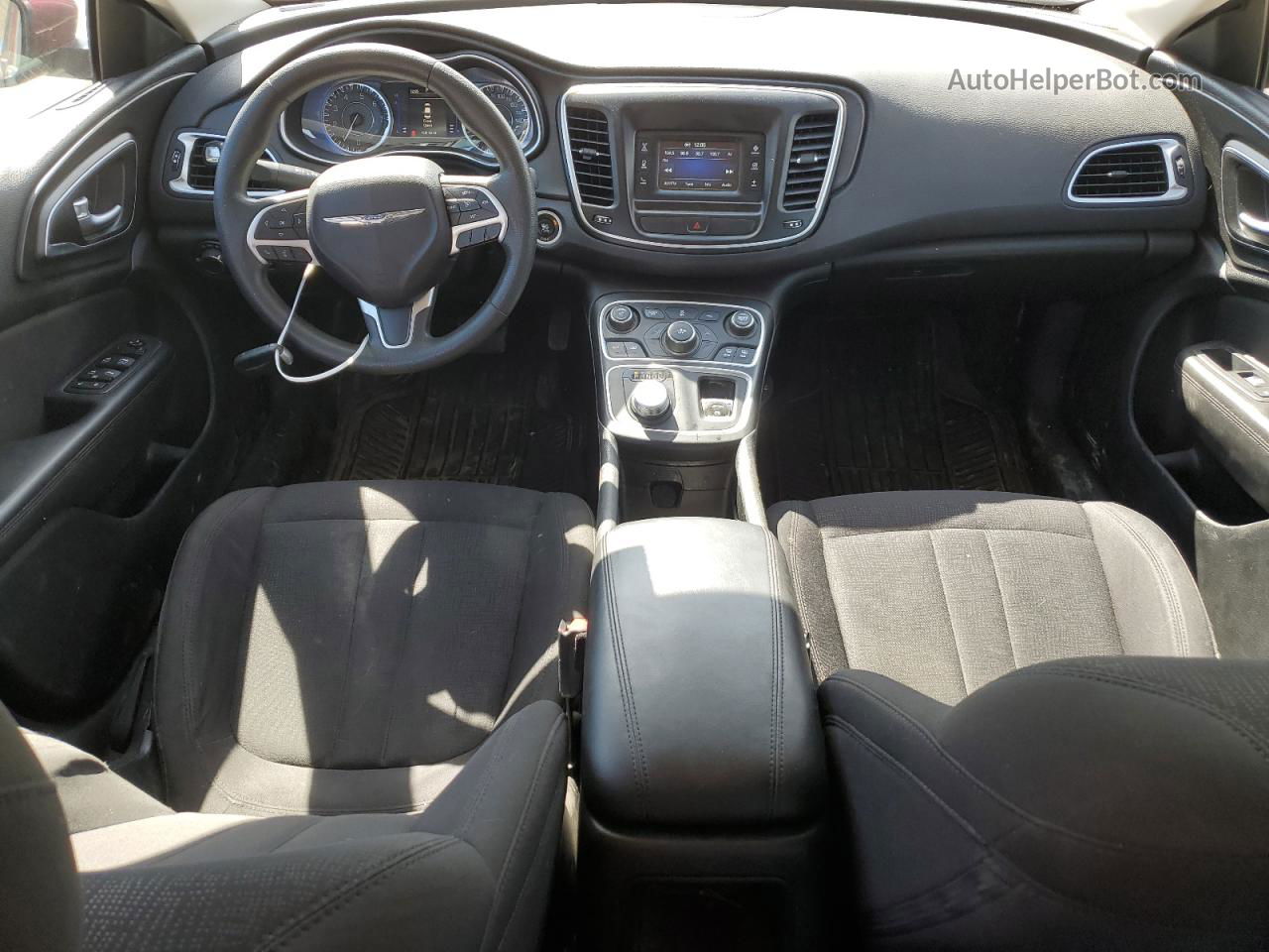 2015 Chrysler 200 Limited Бордовый vin: 1C3CCCAB2FN714041