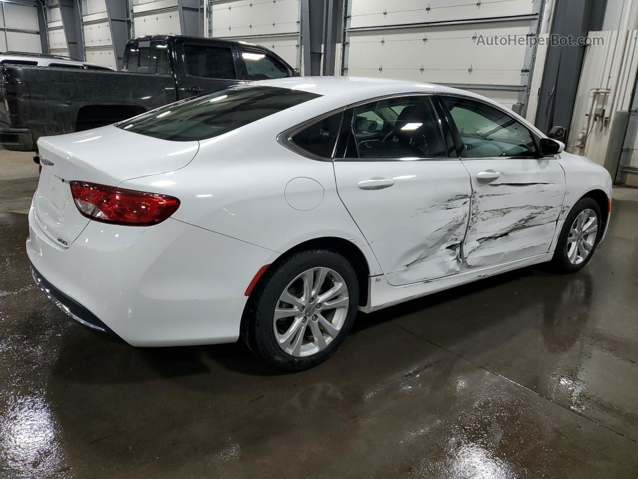 2015 Chrysler 200 Limited White vin: 1C3CCCAB2FN732149