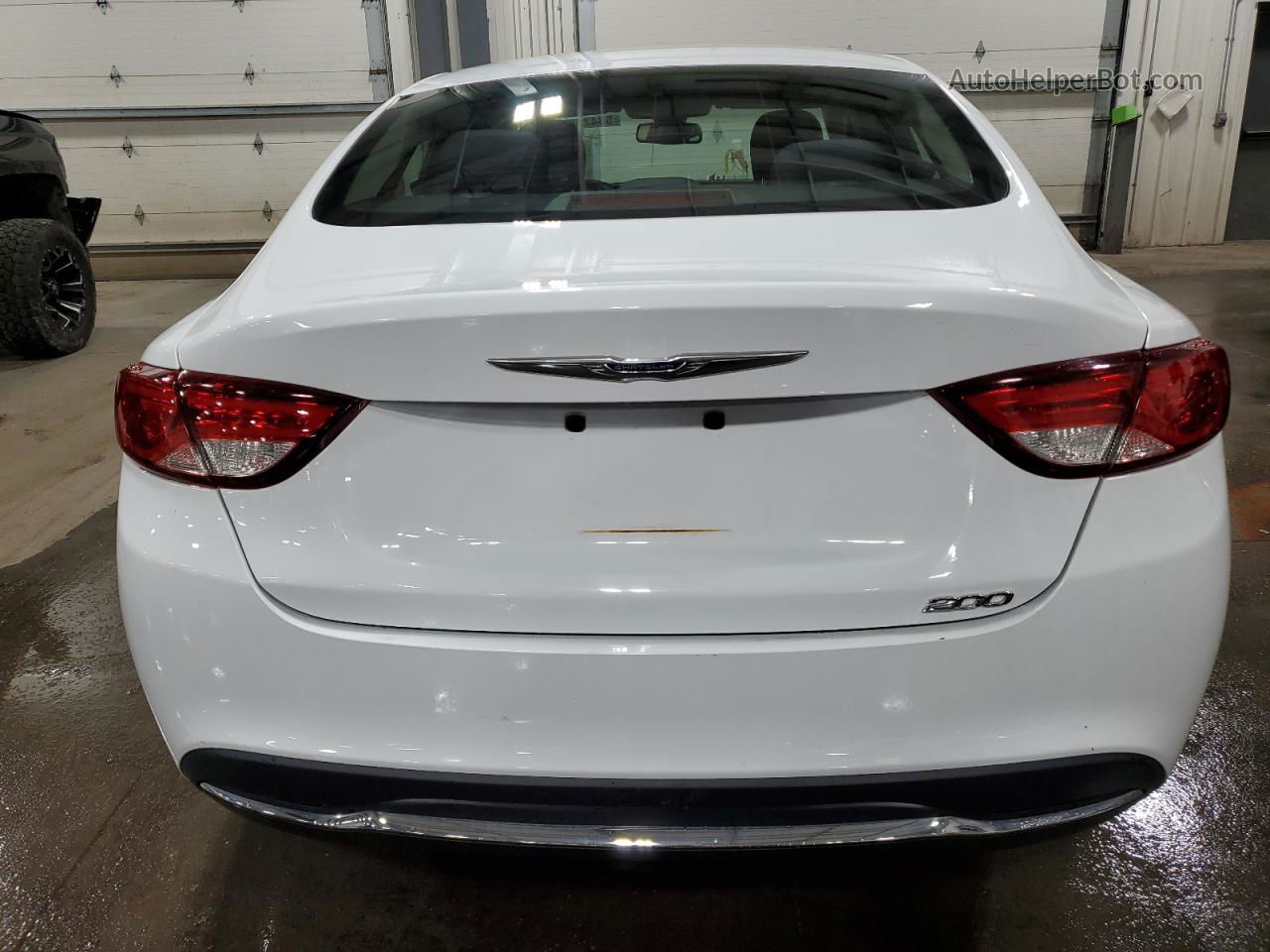 2015 Chrysler 200 Limited White vin: 1C3CCCAB2FN732149