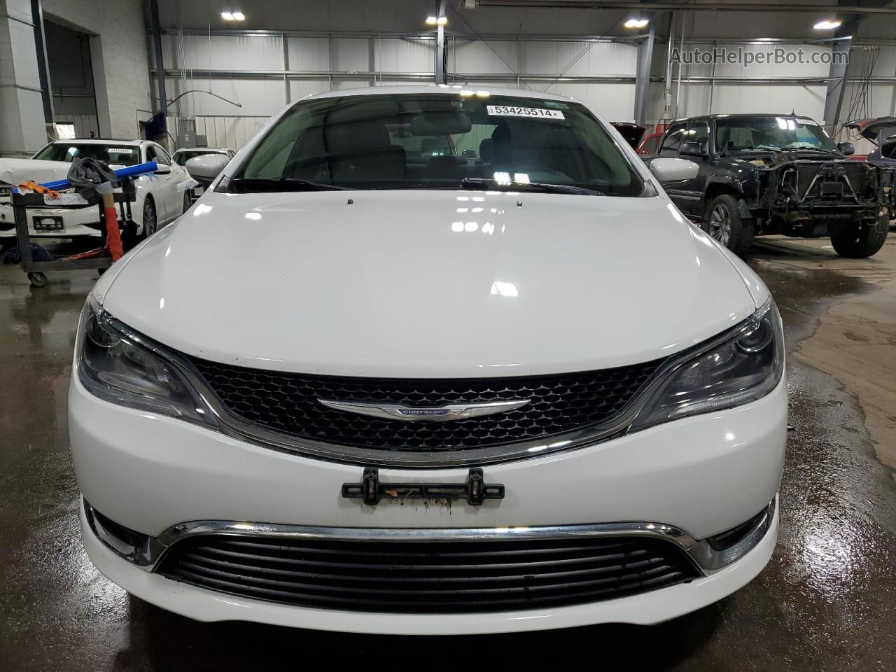 2015 Chrysler 200 Limited White vin: 1C3CCCAB2FN732149