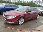 2015 Chrysler 200 Limited Maroon vin: 1C3CCCAB2FN739361