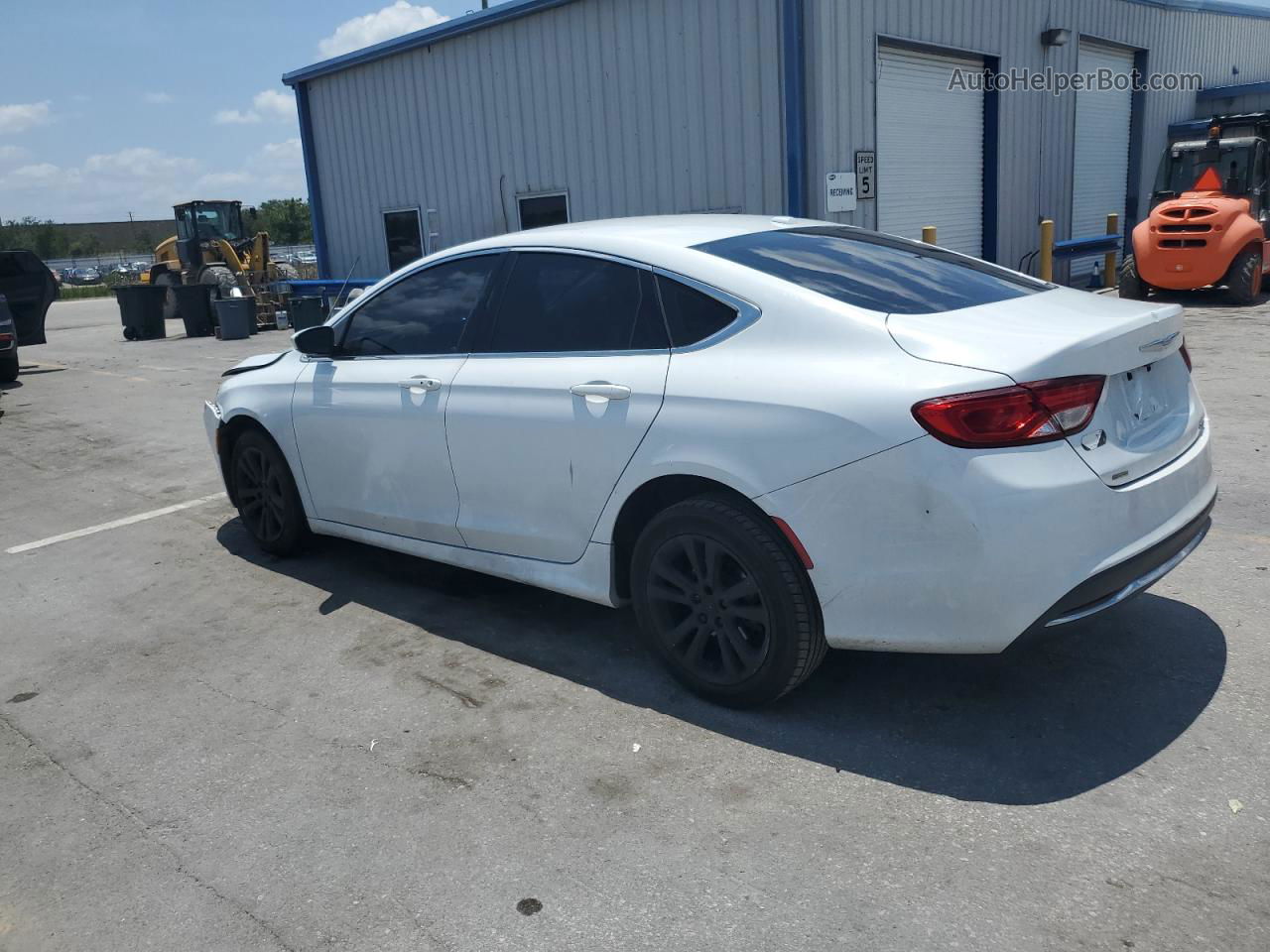 2015 Chrysler 200 Limited White vin: 1C3CCCAB2FN743300