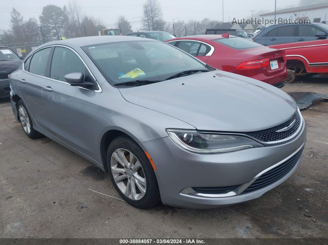 2016 Chrysler 200 Limited Silver vin: 1C3CCCAB2GN116162