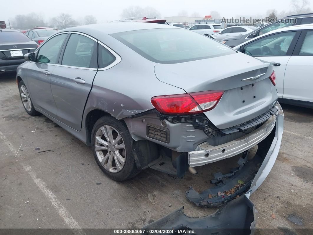 2016 Chrysler 200 Limited Silver vin: 1C3CCCAB2GN116162