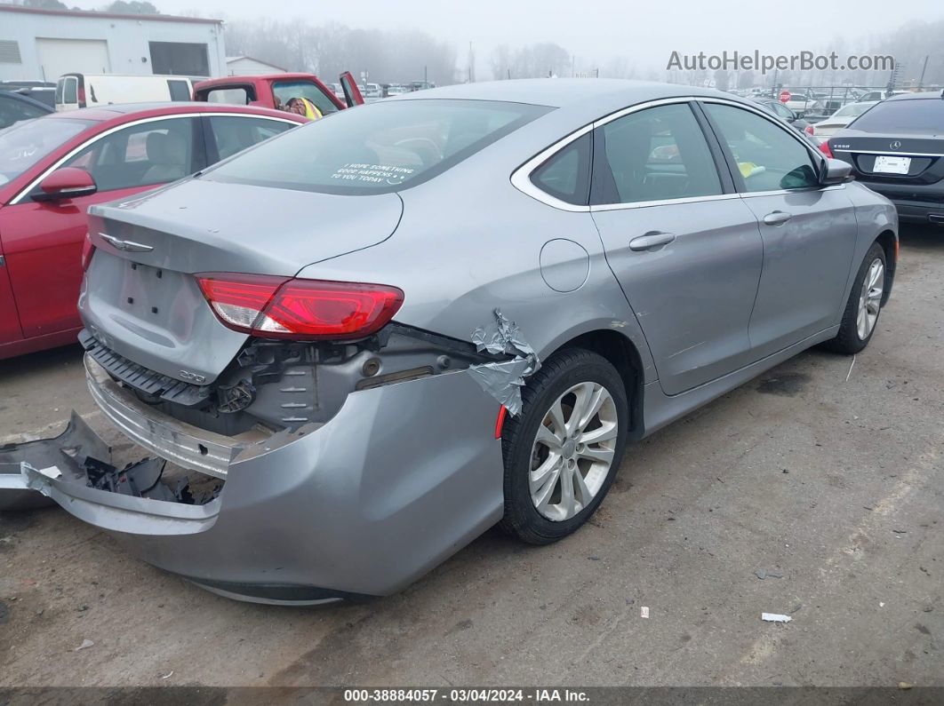 2016 Chrysler 200 Limited Silver vin: 1C3CCCAB2GN116162