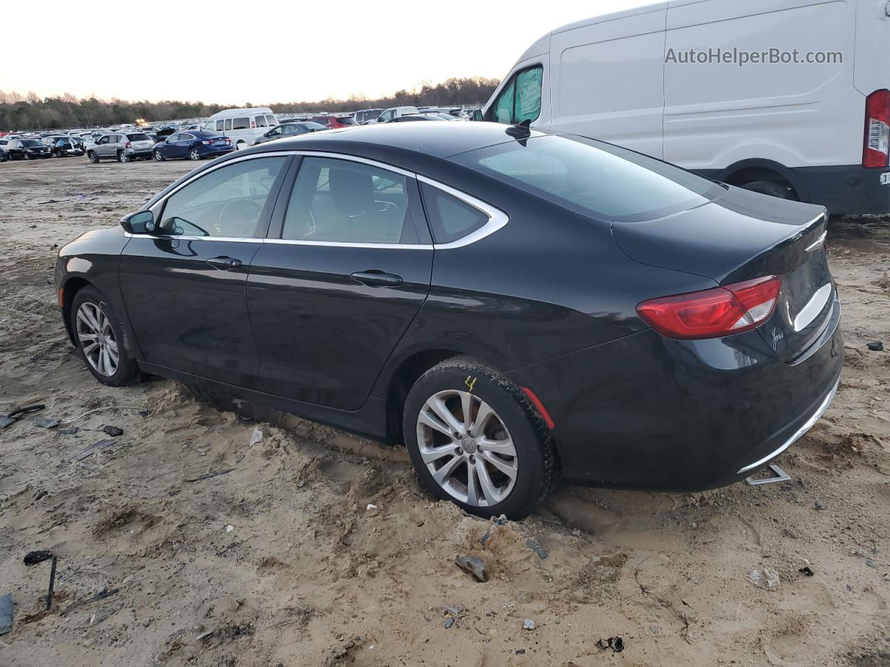 2016 Chrysler 200 Limited Black vin: 1C3CCCAB2GN116212