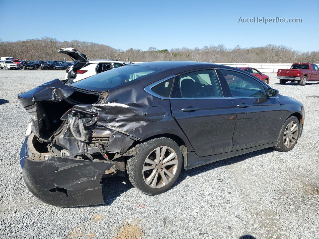 2016 Chrysler 200 Limited Серый vin: 1C3CCCAB2GN130501