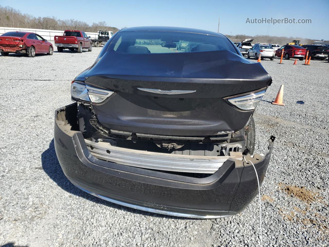 2016 Chrysler 200 Limited Серый vin: 1C3CCCAB2GN130501