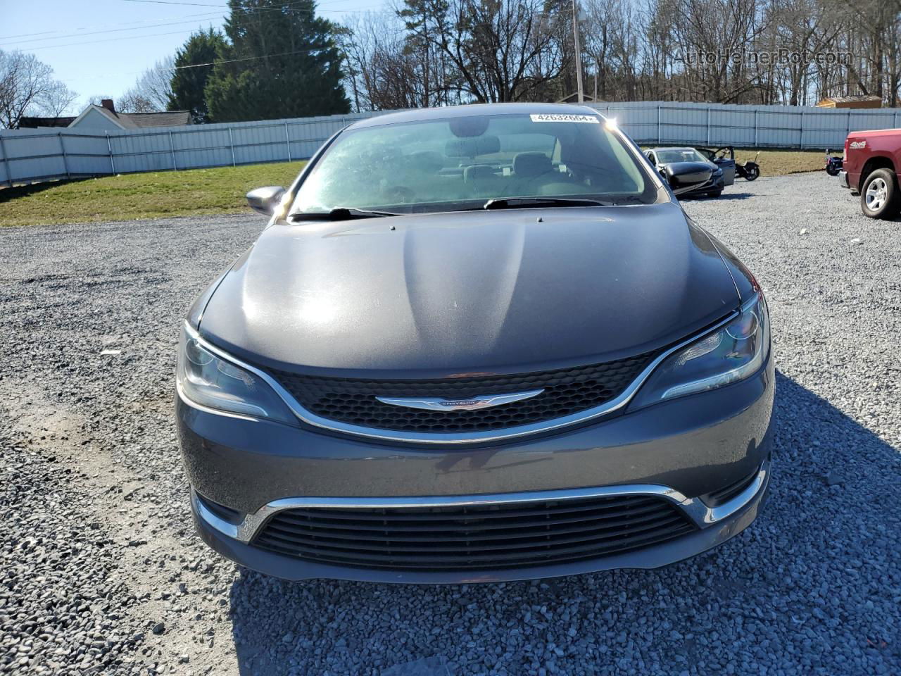 2016 Chrysler 200 Limited Gray vin: 1C3CCCAB2GN130501