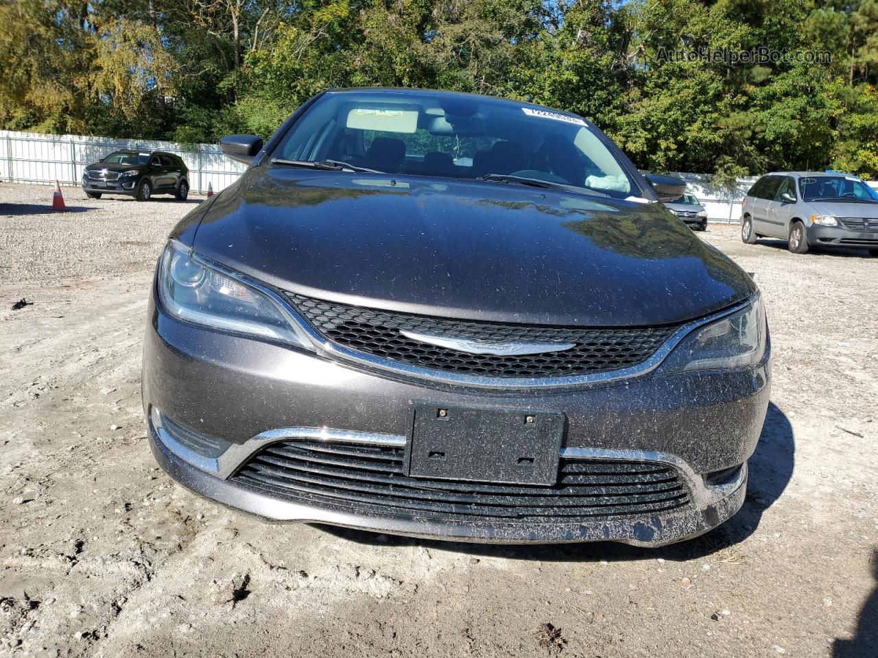 2016 Chrysler 200 Limited Charcoal vin: 1C3CCCAB2GN139151